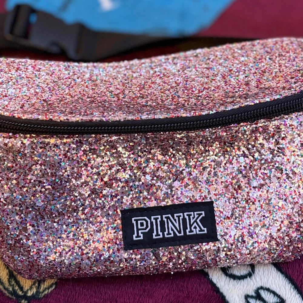 VS PINK Glitter Fanny Pack